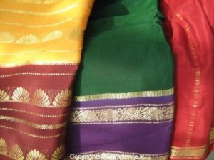Embroidered Tinsel Sarees