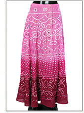 Jaipuri Bandhej Skirt
